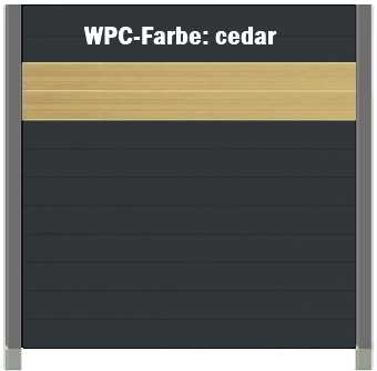 alu-wpc premium-30-cedar image sichtschutz boston alu-wpc 30 cedar